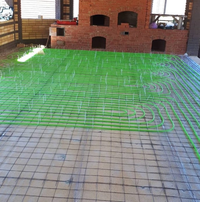 Установка теплых полов